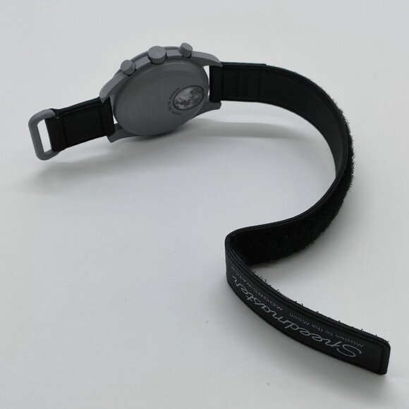 Omega x Swatch Watch SO33M100 40mm Men's Black X Grays 300-082325 - Picture 5 of 9